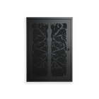 Black Potted Plant - Wall Cabinet - Konrad Blaszczyk - Antracite - Overlay Metal