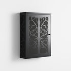 Black Potted Plant - Wall Cabinet - Konrad Blaszczyk - Antracite - Overlay Metal