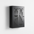 Black Fern - Wall Cabinet - Konrad Blaszczyk - Antracite - Overlay Metal