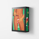 Wine And Me - Wall Cabinet - Raissa Oltmanns - Antracite - Overlay Metal