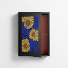 Sunflowers - Wall Cabinet - Sandra Hutter - Antracite - Overlay Metal