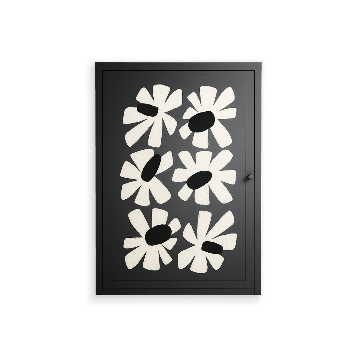 No Stress - Wall Cabinet - Magdalena Marchocka - Antracite - Overlay Metal
