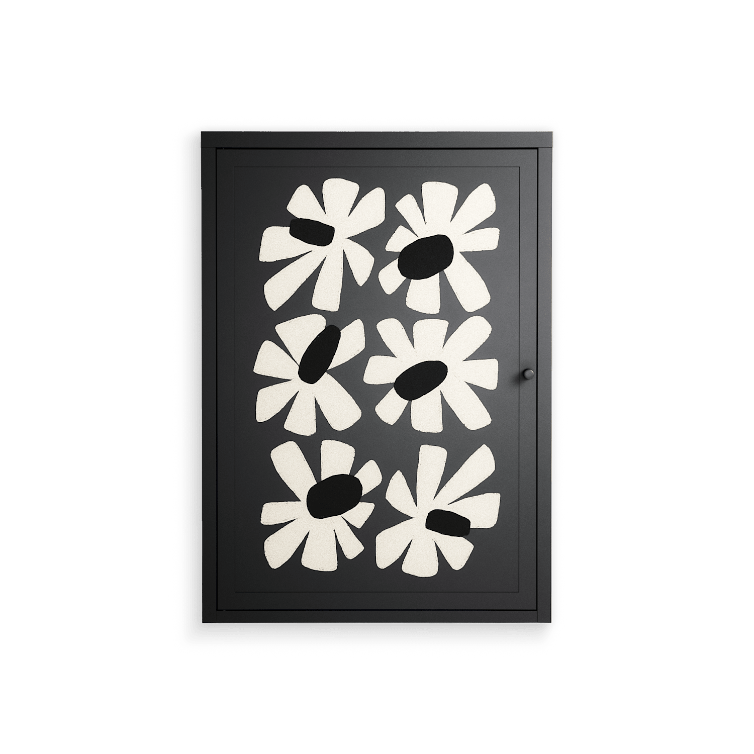 No Stress - Wall Cabinet - Magdalena Marchocka - Antracite - Overlay Metal