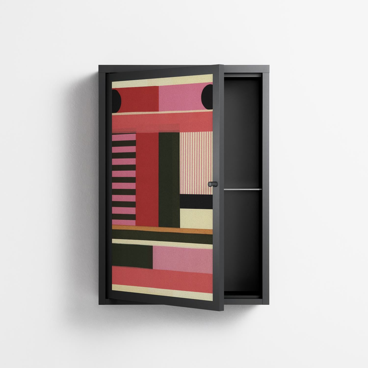 Harmonic - Wall Cabinet - Rikki Hewitt - Antracite - Overlay Metal