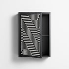 Rectangle In Rectangle - Wall Cabinet - Guido De Boer - Antracite - Overlay Metal