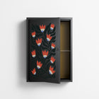 Blooming Folk Garden - Wall Cabinet - Sandra Hutter - Antracite - Overlay Metal