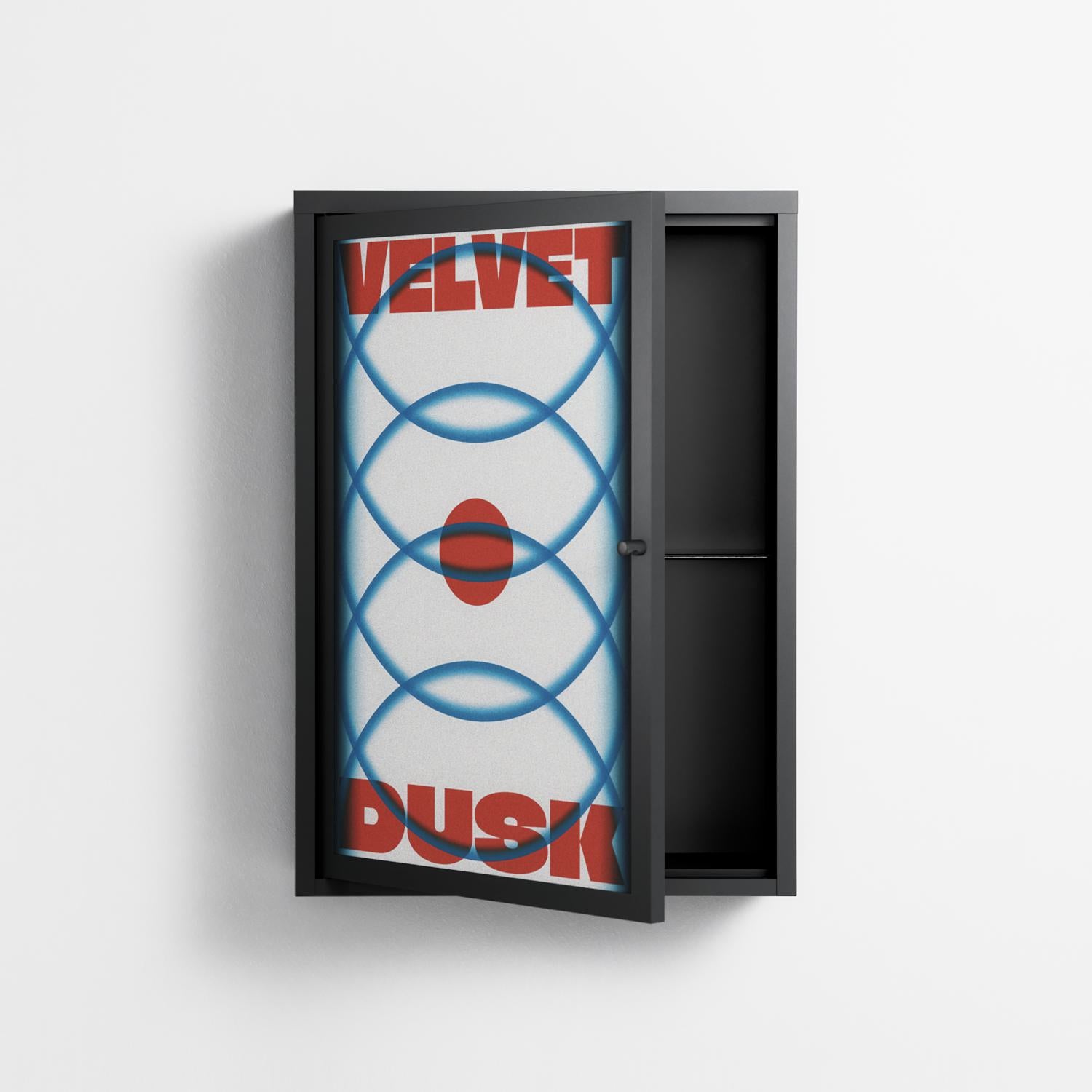 Velvet Dusk - Wall Cabinet - Oluwaseyi Samuel Adebayo - Antracite - Overlay Metal
