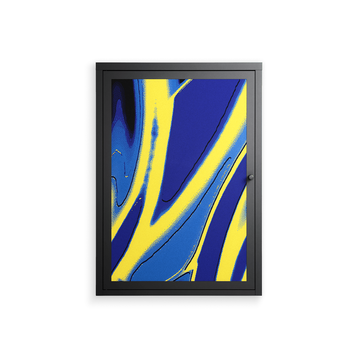 Blue Gale - Wall Cabinet - Oluwaseyi Samuel Adebayo - Antracite - Overlay Metal