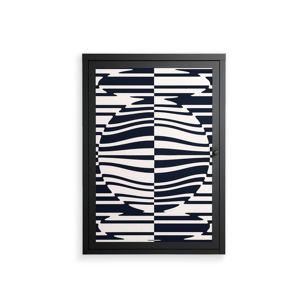 Wave Lens - Wall Cabinet - Oluwaseyi Samuel Adebayo - Antracite - Overlay Metal