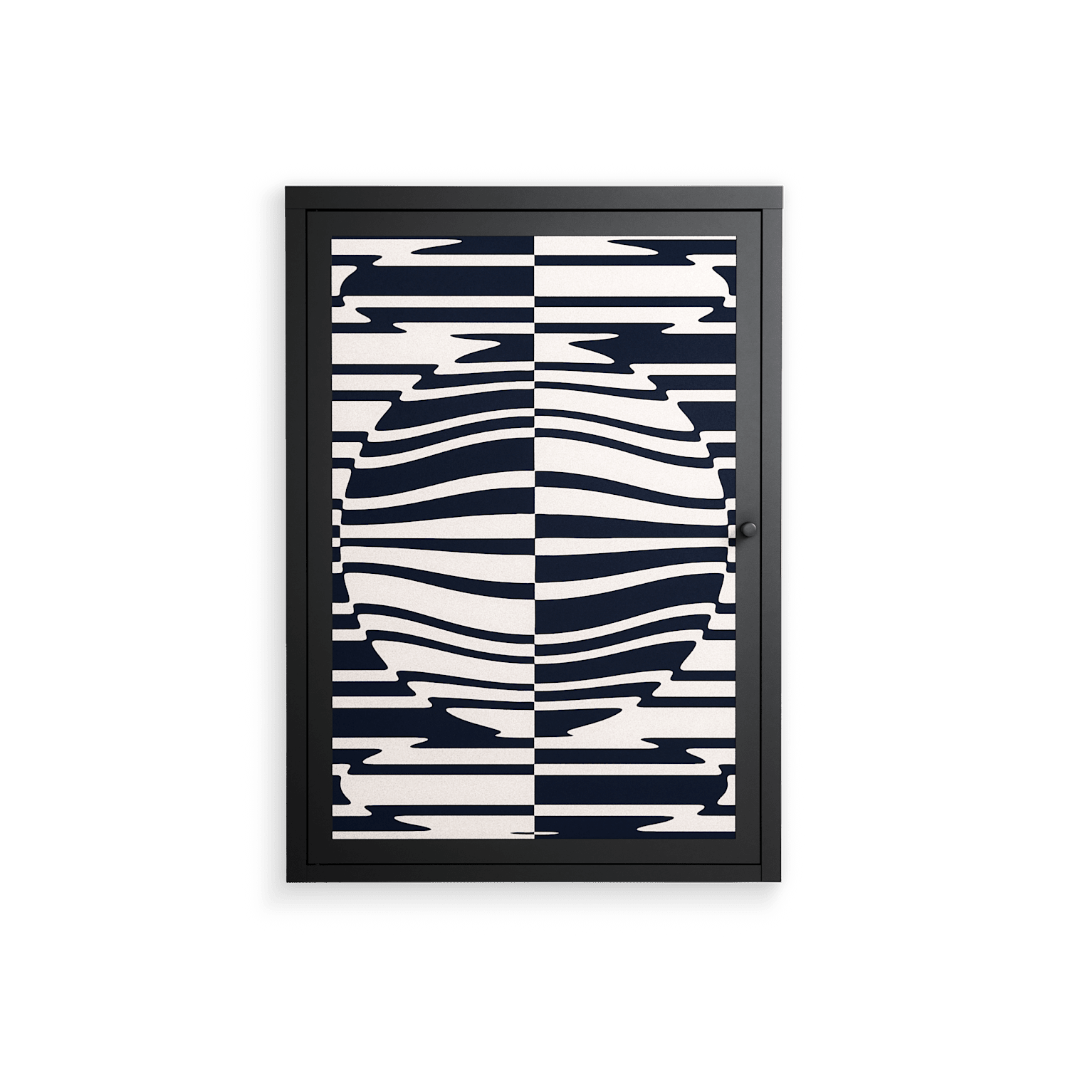 Wave Lens - Wall Cabinet - Oluwaseyi Samuel Adebayo - Antracite - Overlay Metal