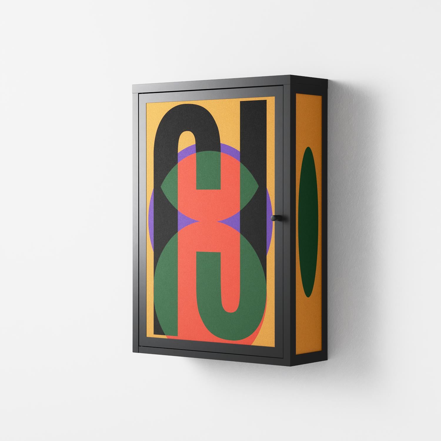 JJ - Wall Cabinet - Oluwaseyi Samuel Adebayo - Antracite - Overlay Metal