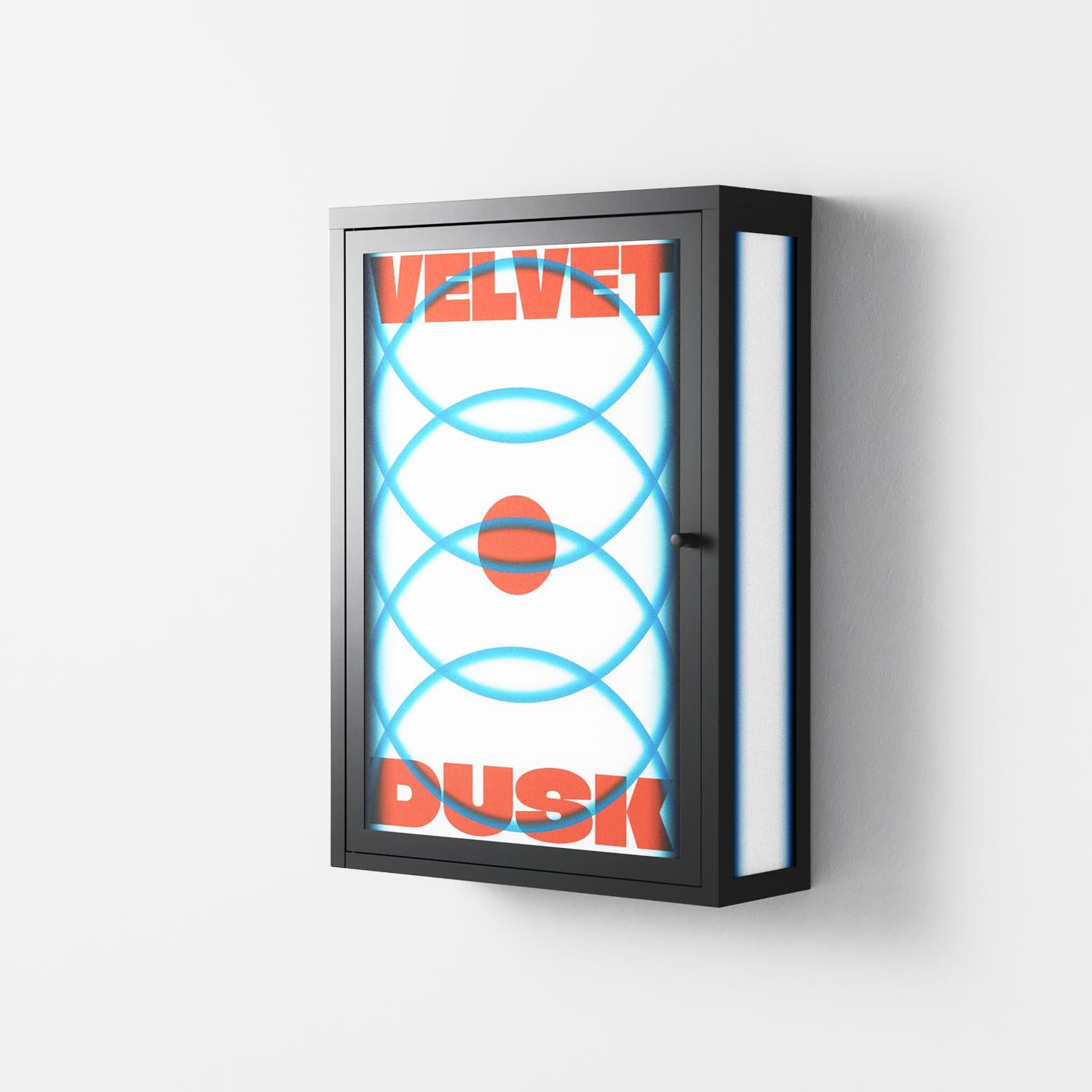 Velvet Dusk - Wall Cabinet - Oluwaseyi Samuel Adebayo - Antracite - Overlay Metal