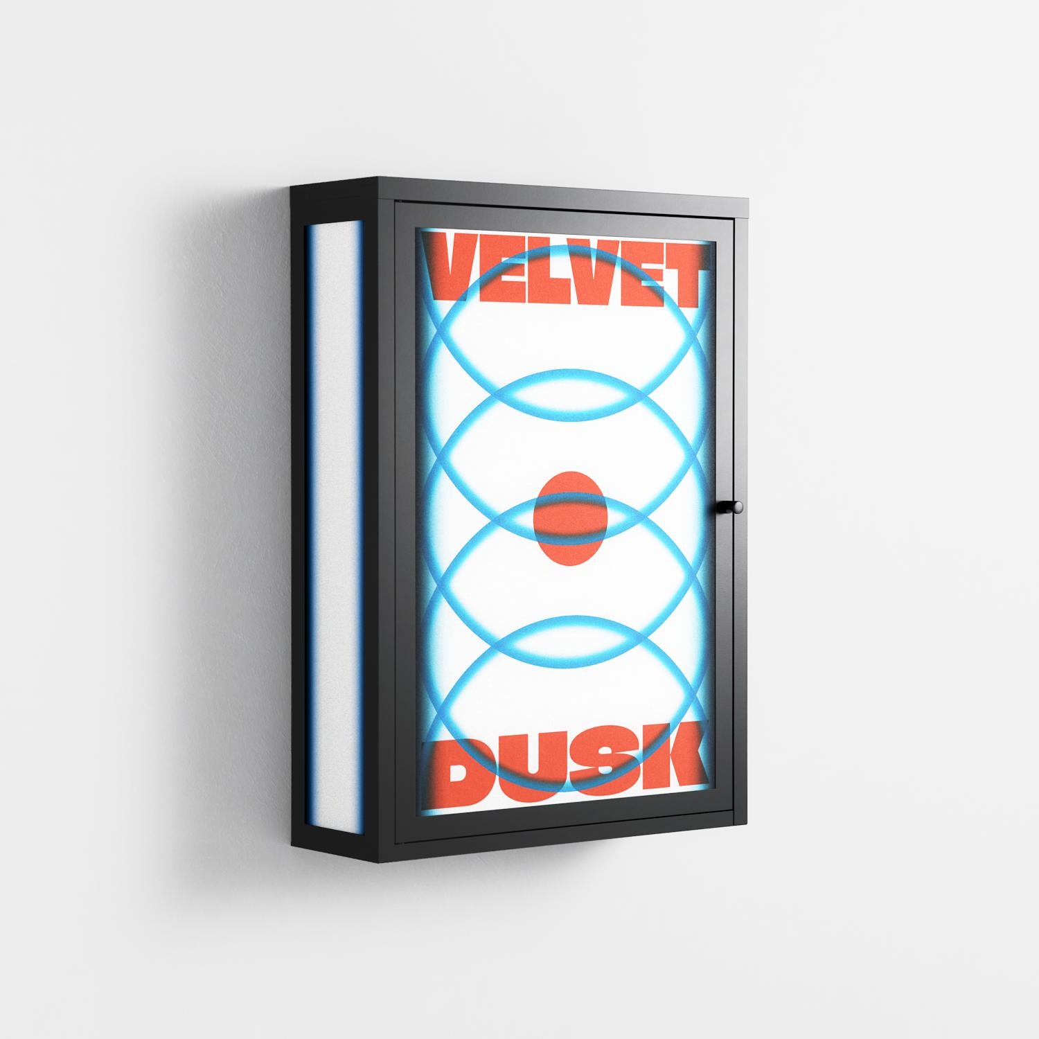 Velvet Dusk - Wall Cabinet - Oluwaseyi Samuel Adebayo - Antracite - Overlay Metal