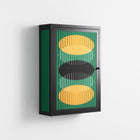 Soul Split - Wall Cabinet - Oluwaseyi Samuel Adebayo - Antracite - Overlay Metal
