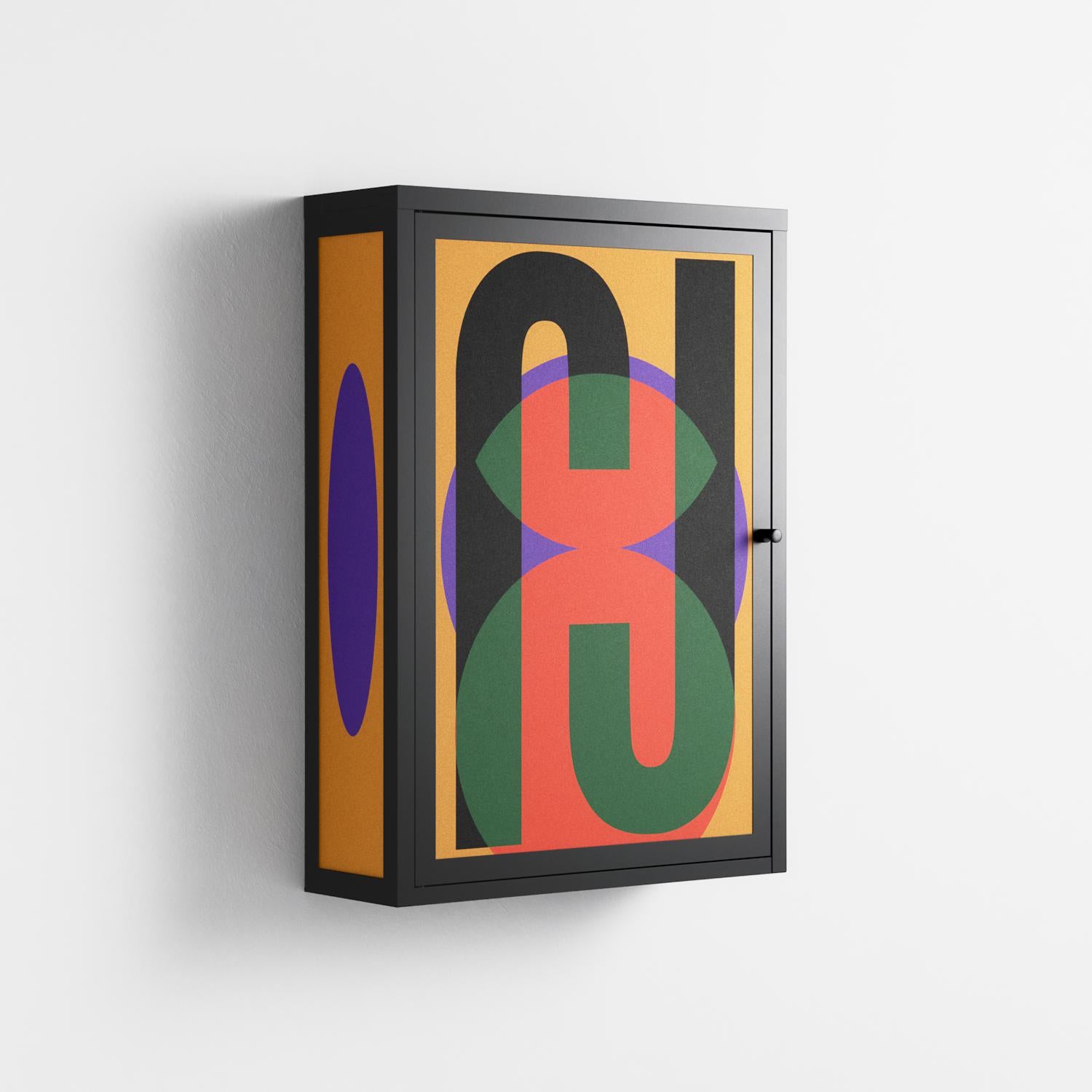 JJ - Wall Cabinet - Oluwaseyi Samuel Adebayo - Antracite - Overlay Metal