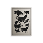 Black Birds - Wall Cabinet - Konrad Blaszczyk - Pebble - Overlay Metal