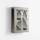 Black Fern - Wall Cabinet - Konrad Blaszczyk - Pebble - Overlay Metal