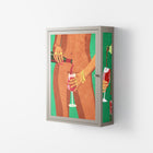 Wine And Me - Wall Cabinet - Raissa Oltmanns - Pebble - Overlay Metal