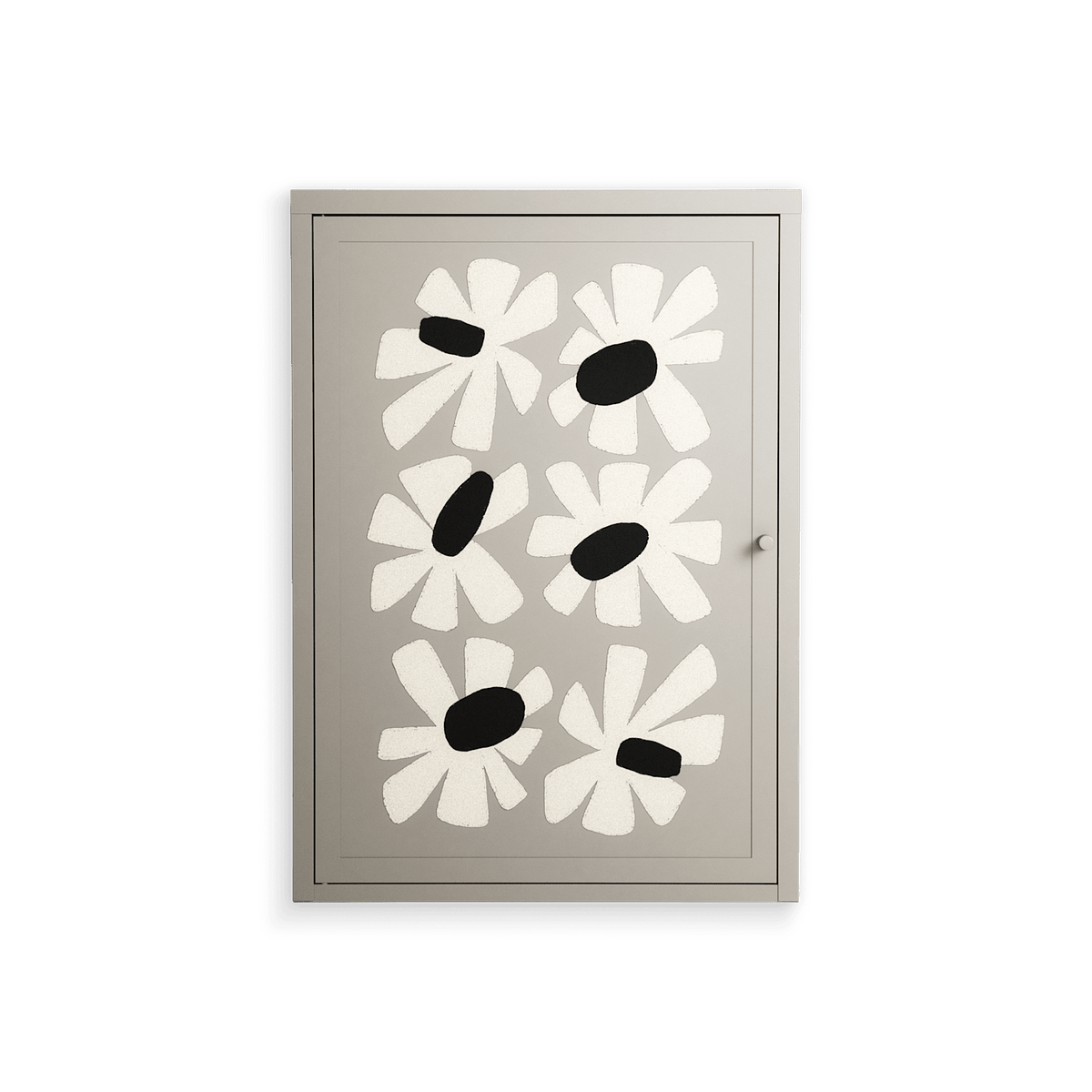 No Stress - Wall Cabinet - Magdalena Marchocka - Pebble - Overlay Metal
