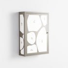 Stones - Wall Cabinet - Magdalena Marchocka - Pebble - Overlay Metal