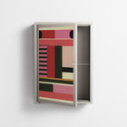 Harmonic - Wall Cabinet - Rikki Hewitt - Pebble - Overlay Metal