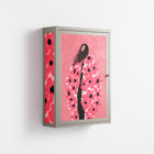 Covered in Flowers - Wall Cabinet - Raissa Oltmanns - Pebble - Overlay Metal