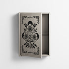Barbed Bloom - Wall Cabinet - Daphna Sebbane - Pebble - Overlay Metal
