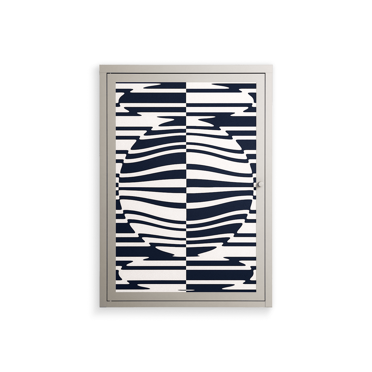 Wave Lens - Wall Cabinet - Oluwaseyi Samuel Adebayo - Pebble - Overlay Metal