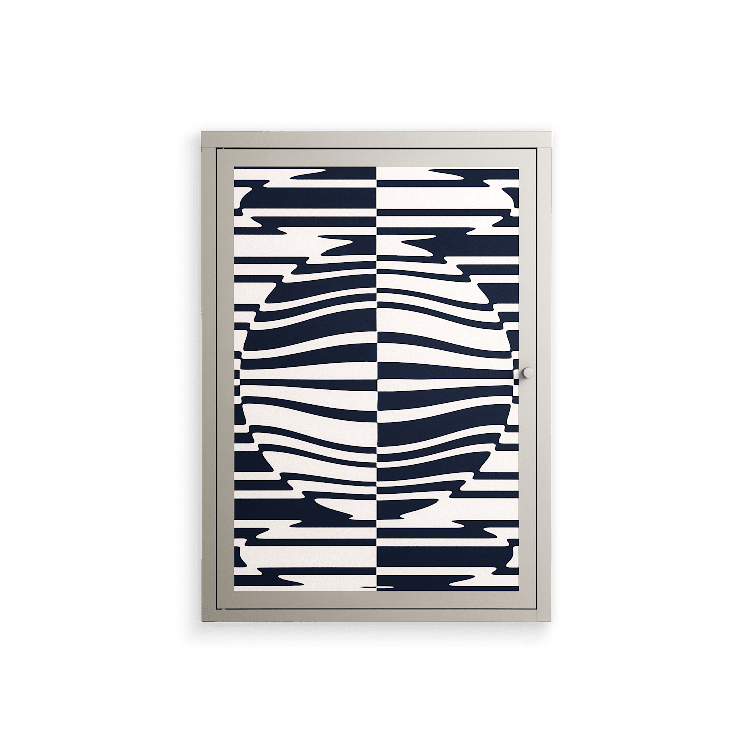 Wave Lens - Wall Cabinet - Oluwaseyi Samuel Adebayo - Pebble - Overlay Metal