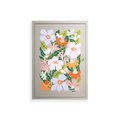 Floral Delight - Wall Cabinet - Sandra Hutter - Pebble - Overlay Metal