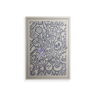 Thick Lines Good Times - Wall Cabinet - Craig Watkins - Pebble - Overlay Metal