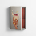 Drink And Cherries - Wall Cabinet - Raissa Oltmanns - Pebble - Overlay Metal