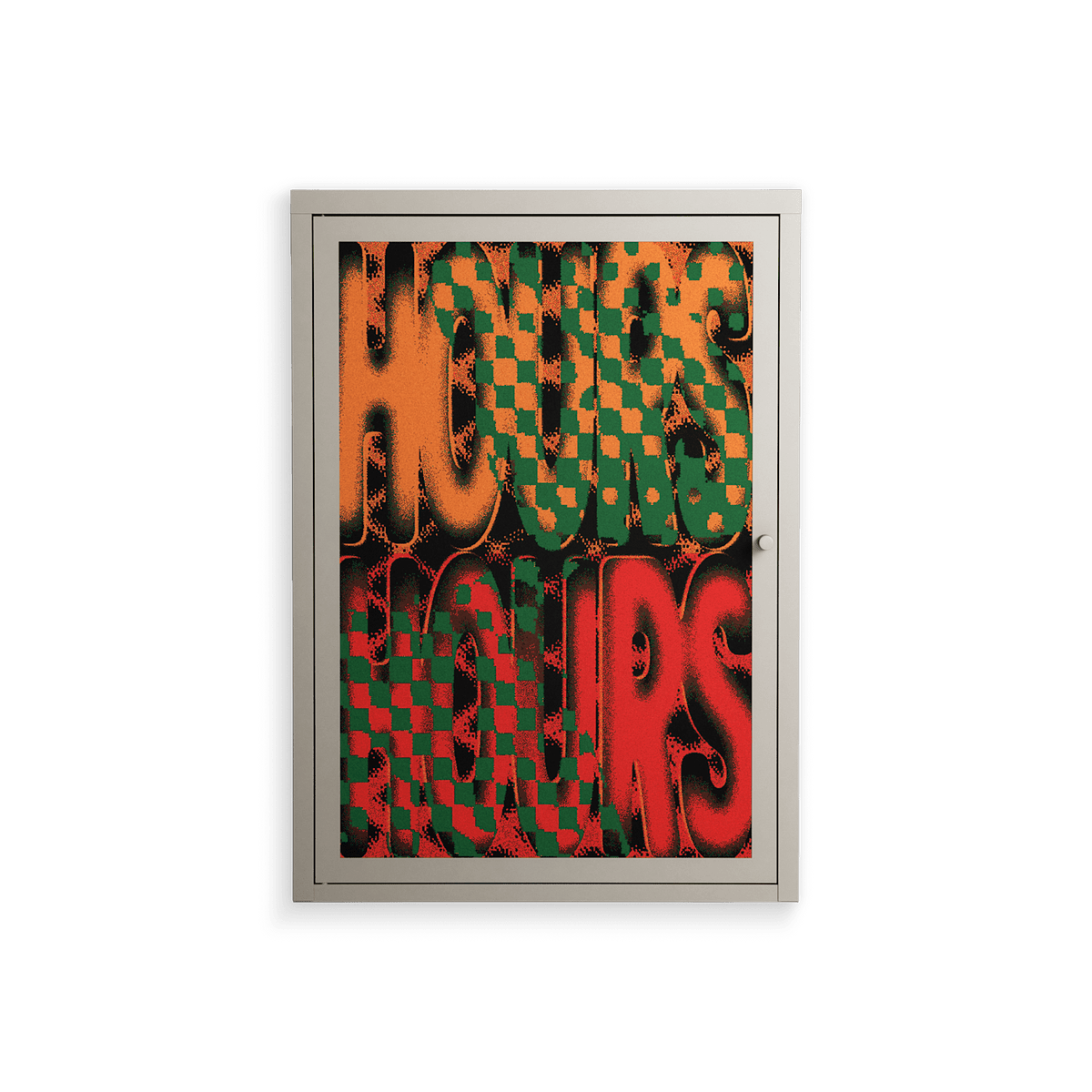 Hours - Wall Cabinet - Oluwaseyi Samuel Adebayo - Pebble - Overlay Metal
