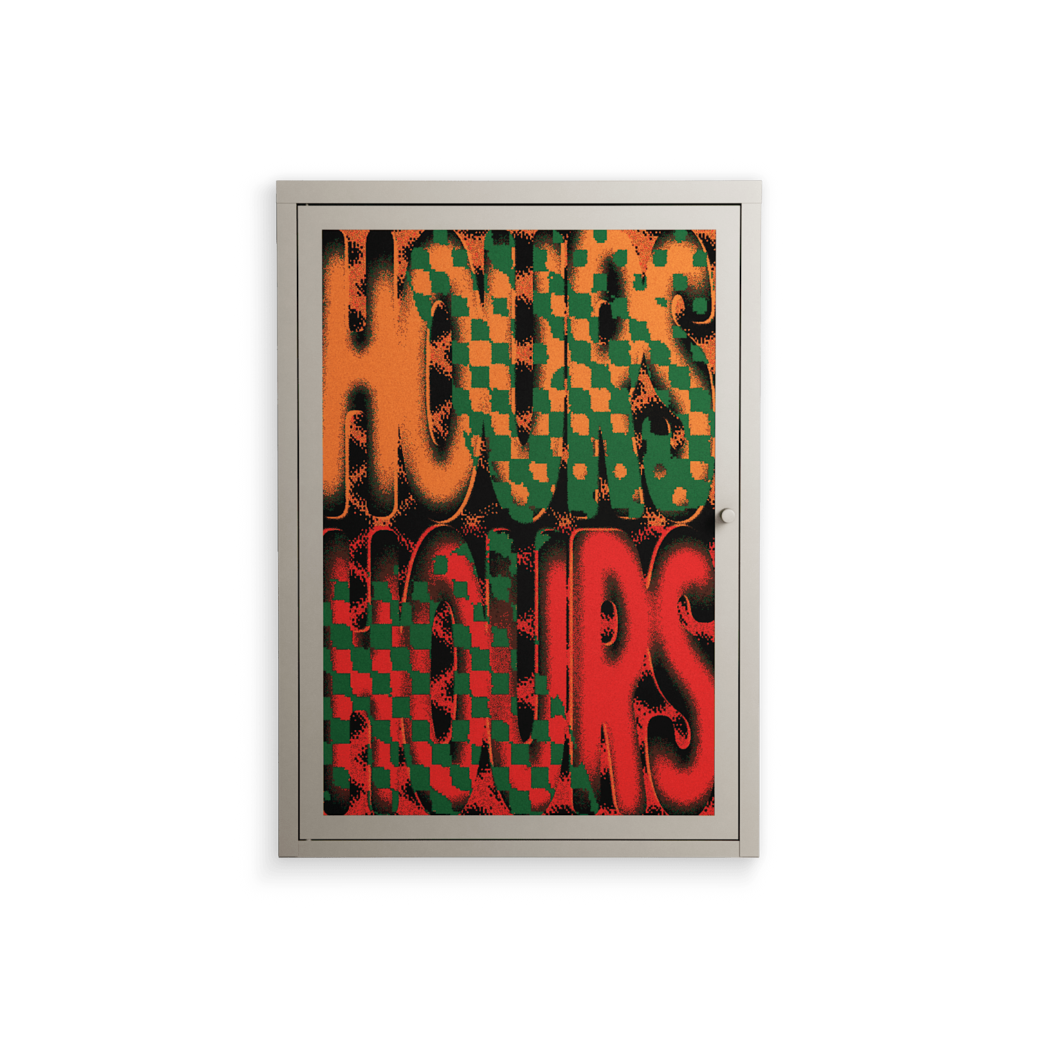 Hours - Wall Cabinet - Oluwaseyi Samuel Adebayo - Pebble - Overlay Metal