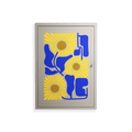Sunflowers - Wall Cabinet - Sandra Hutter - Pebble - Overlay Metal