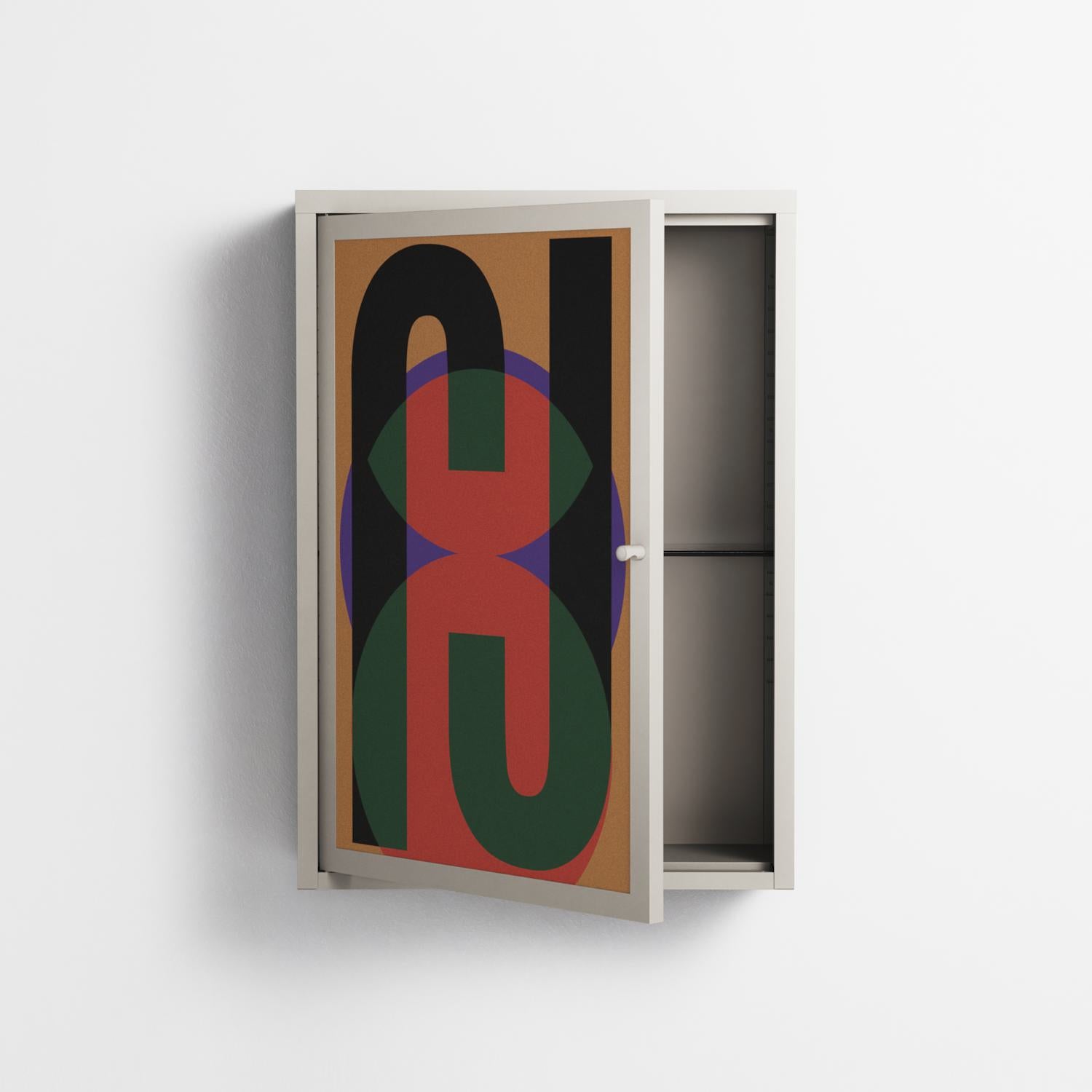 JJ - Wall Cabinet - Oluwaseyi Samuel Adebayo - Pebble - Overlay Metal