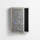 Thick Lines Good Times - Wall Cabinet - Craig Watkins - Pebble - Overlay Metal