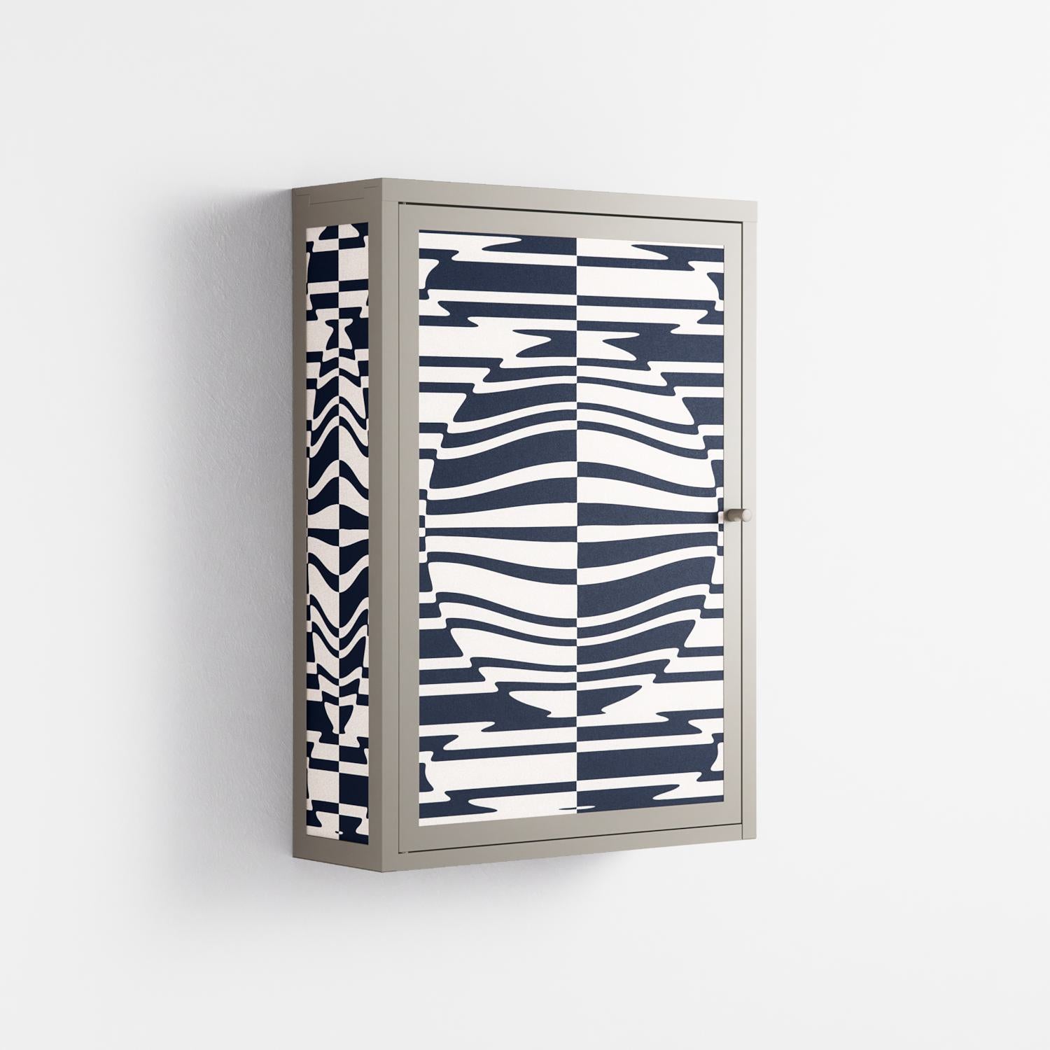 Wave Lens - Wall Cabinet - Oluwaseyi Samuel Adebayo - Pebble - Overlay Metal