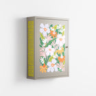 Floral Delight - Wall Cabinet - Sandra Hutter - Pebble - Overlay Metal