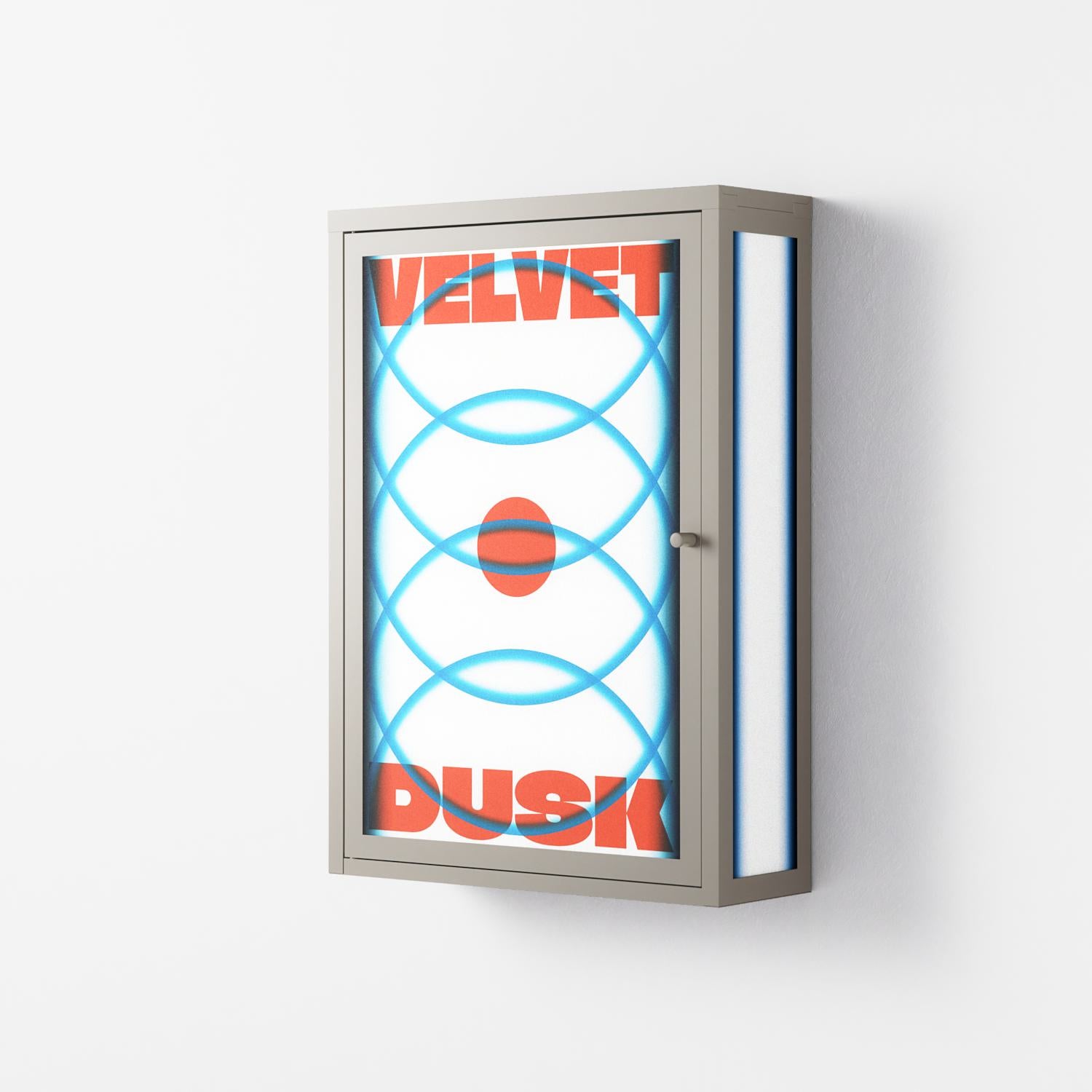 Velvet Dusk - Wall Cabinet - Oluwaseyi Samuel Adebayo - Pebble - Overlay Metal