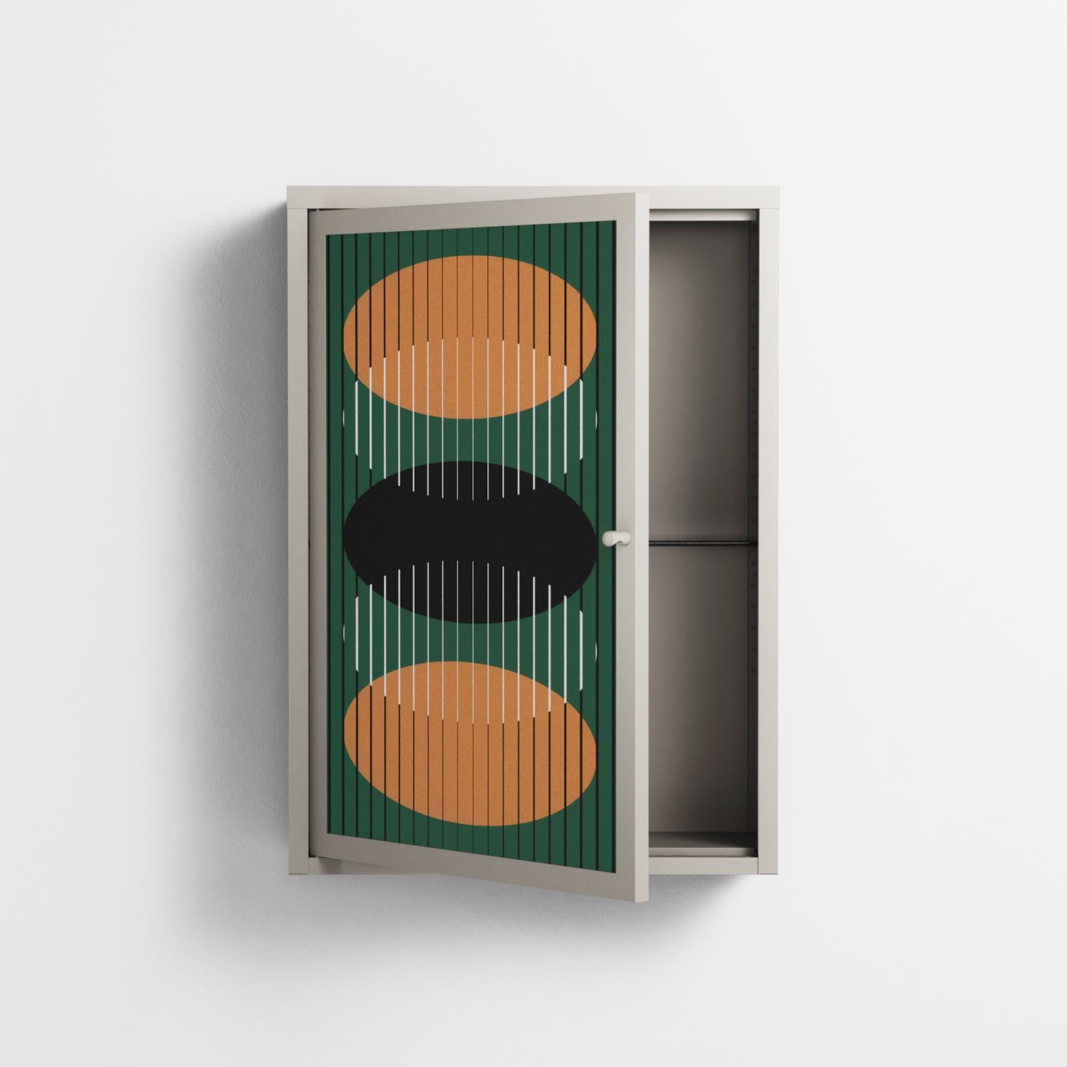Soul Split - Wall Cabinet - Oluwaseyi Samuel Adebayo - Pebble - Overlay Metal