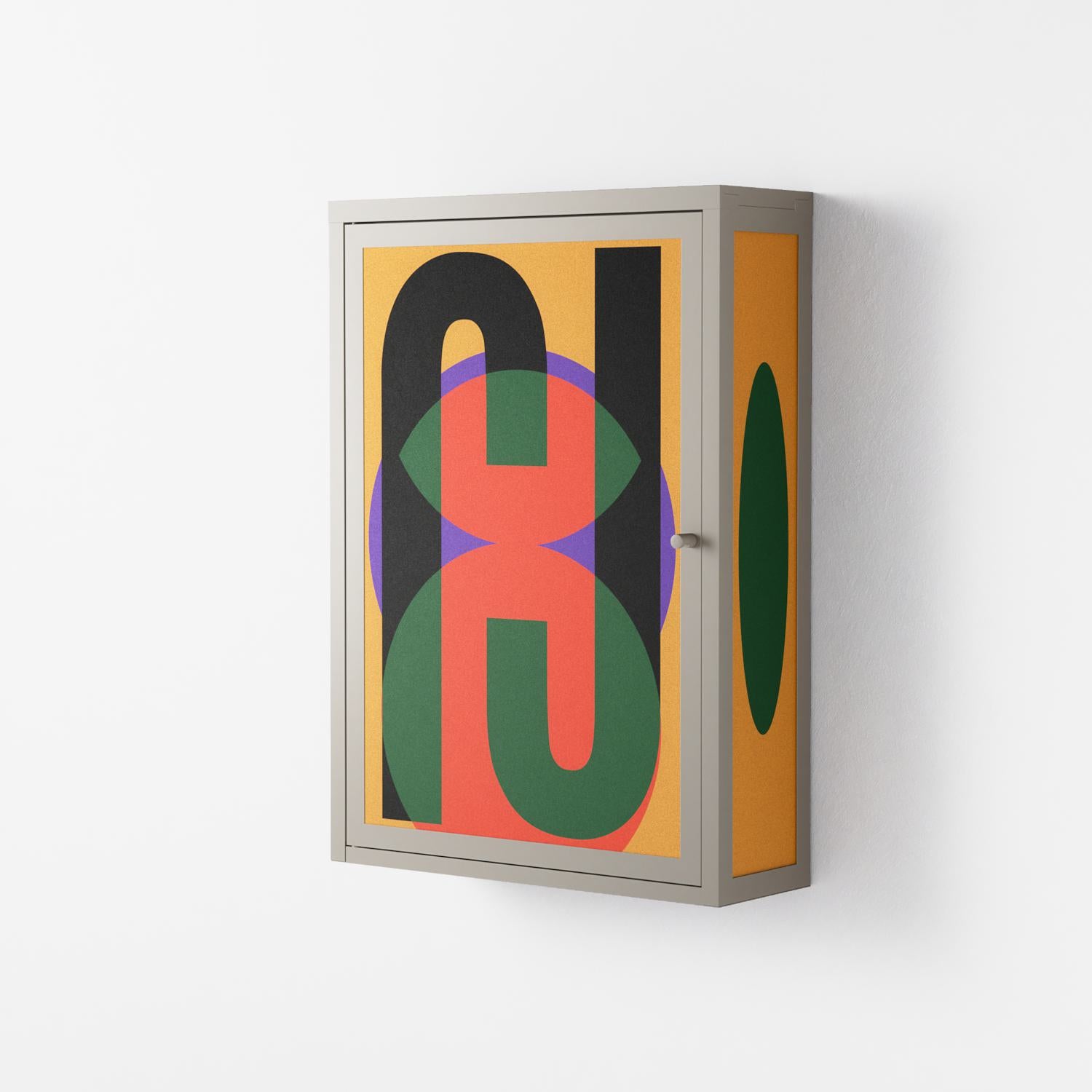 JJ - Wall Cabinet - Oluwaseyi Samuel Adebayo - Pebble - Overlay Metal