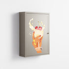Drink And Cherries - Wall Cabinet - Raissa Oltmanns - Pebble - Overlay Metal