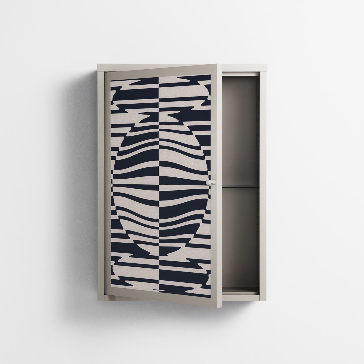 Wave Lens - Wall Cabinet - Oluwaseyi Samuel Adebayo - Pebble - Overlay Metal