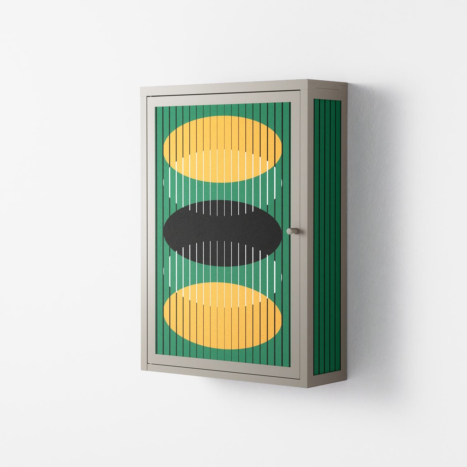 Soul Split - Wall Cabinet - Oluwaseyi Samuel Adebayo - Pebble - Overlay Metal