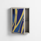 Blue Gale - Wall Cabinet - Oluwaseyi Samuel Adebayo - Pebble - Overlay Metal