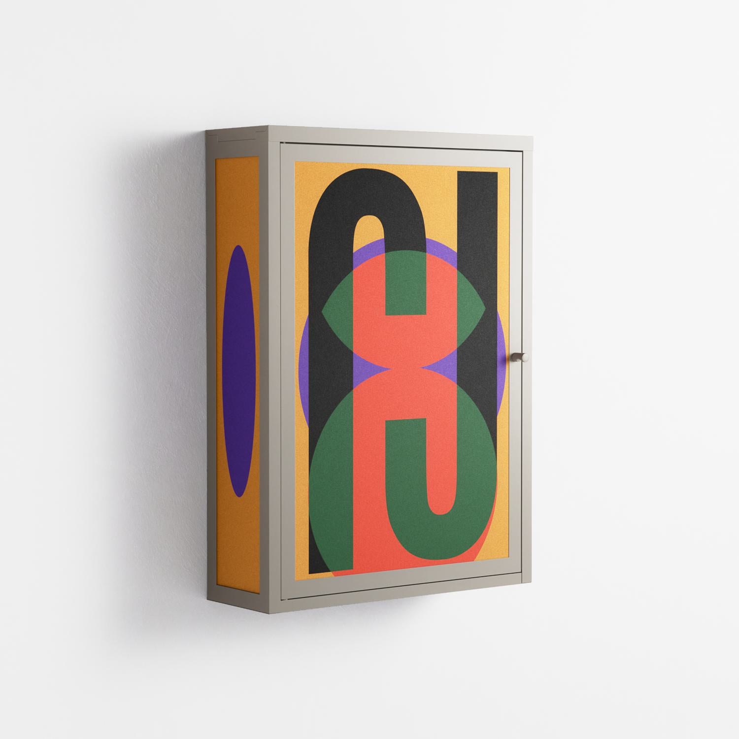 JJ - Wall Cabinet - Oluwaseyi Samuel Adebayo - Pebble - Overlay Metal