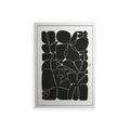 Black Flower - Wall Cabinet - Konrad Blaszczyk - Chalk - Overlay Metal