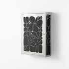Black Flower - Wall Cabinet - Konrad Blaszczyk - Chalk - Overlay Metal