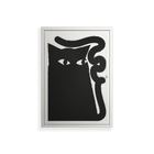 Black Cat - Wall Cabinet - Konrad Blaszczyk - Chalk - Overlay Metal